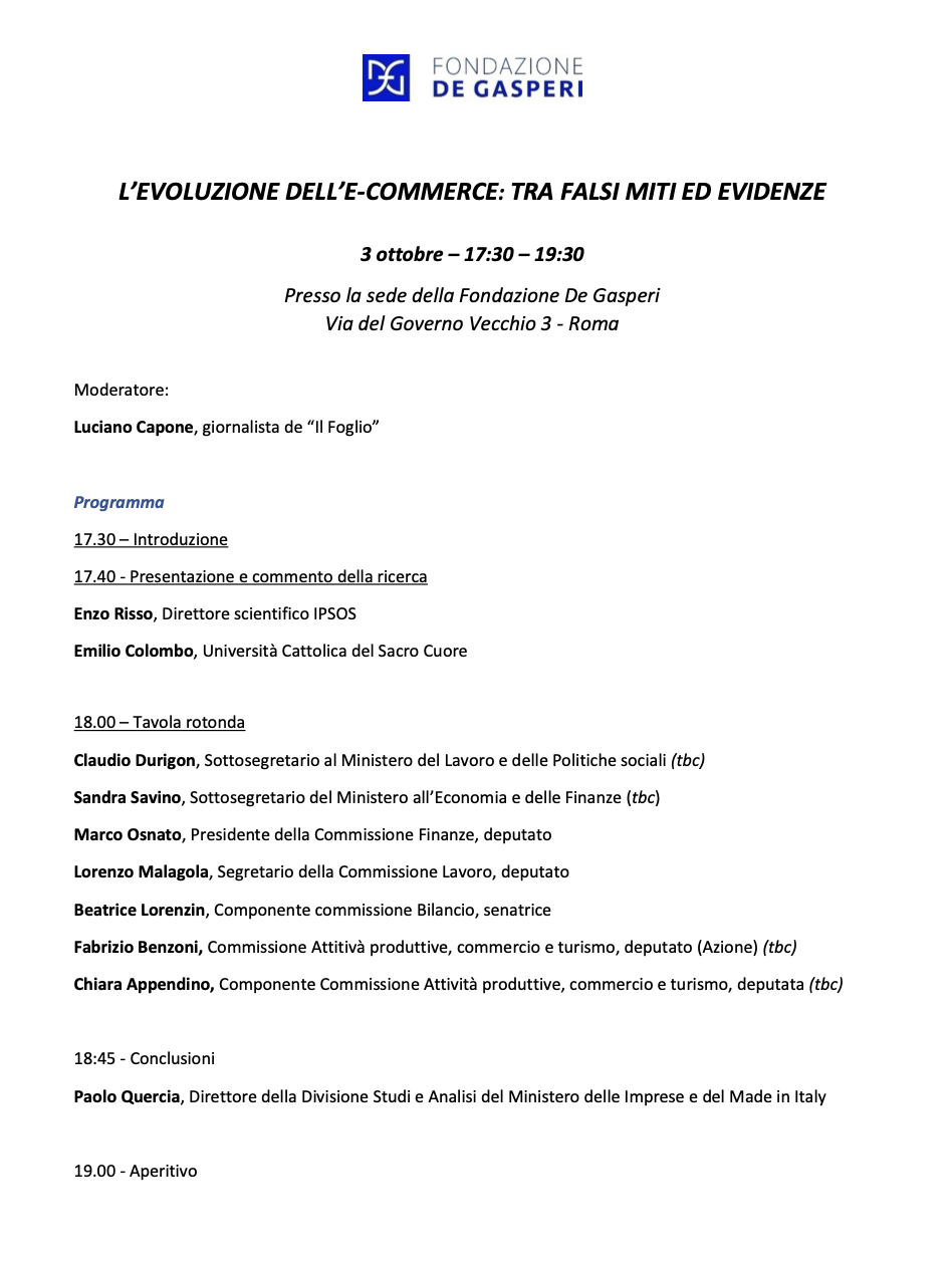 L’evoluzione dell’e-commerce: tra falsi miti ed evidenze
